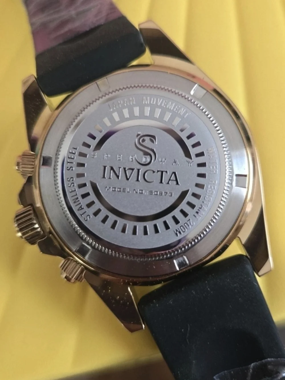 50873 Invicta Speedway Monte Carlo Men's Watch Collector's 39.5mm